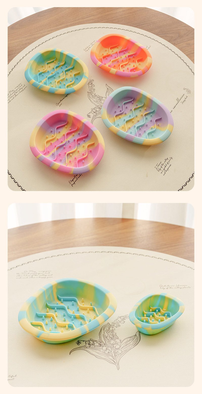 STAYPAW Silicone Lick Mat & Slow Feeder Bowl for Dog & Cat Anxiety Relief - Detail 15