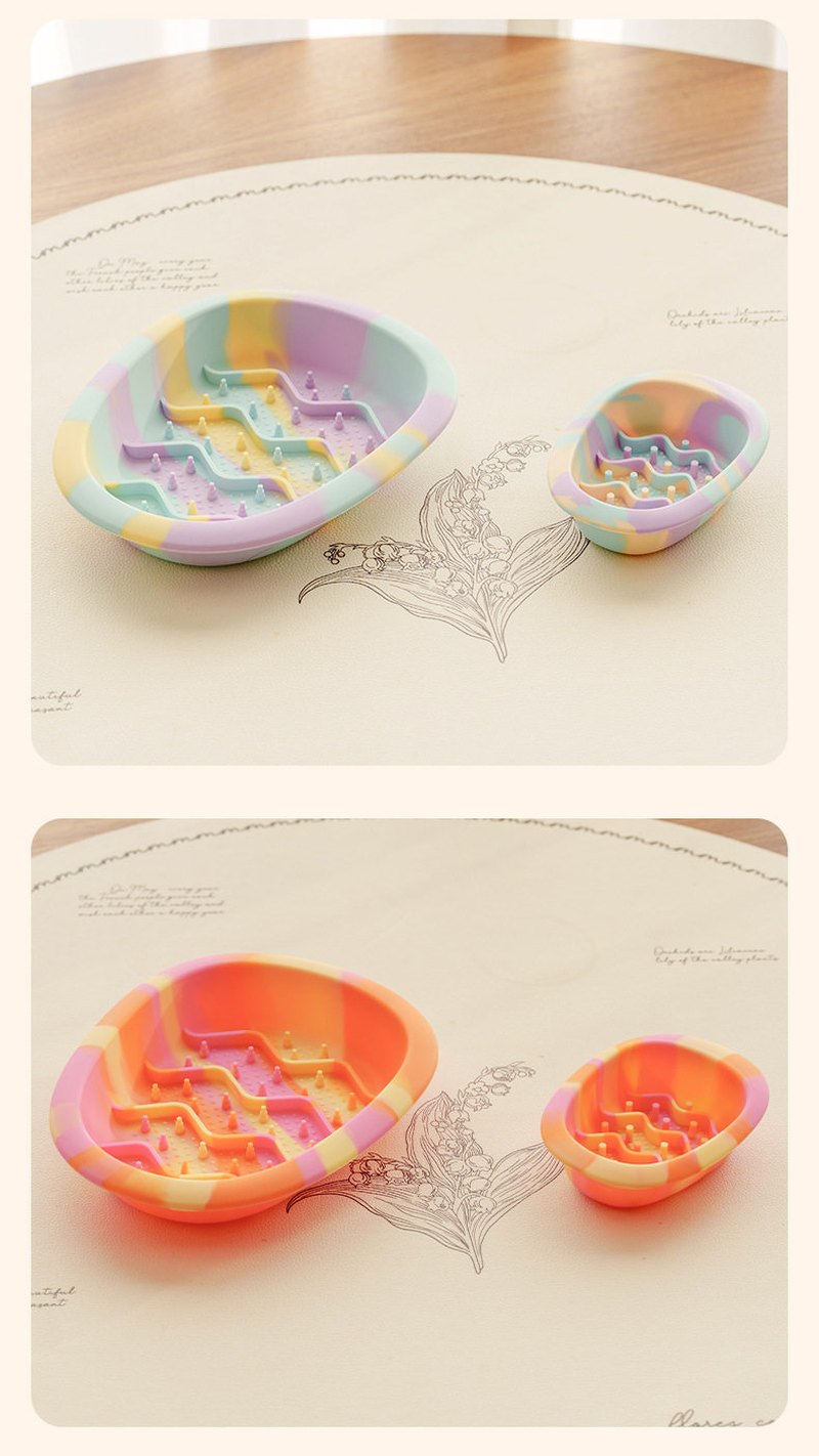 STAYPAW Silicone Lick Mat & Slow Feeder Bowl for Dog & Cat Anxiety Relief - Detail 16