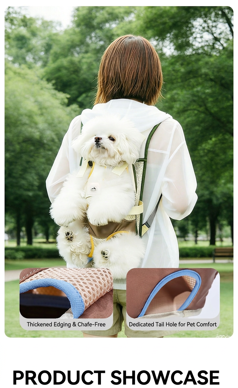 STAYPAW Outdoor Trail Pet Front Carrier Backpack for Small Dogs and Cats - Detail 6