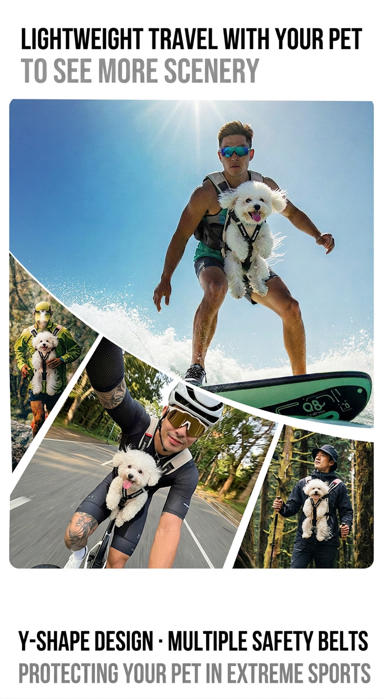 STAYPAW Outdoor Trail Pet Front Carrier Backpack for Small Dogs and Cats - Detail 10
