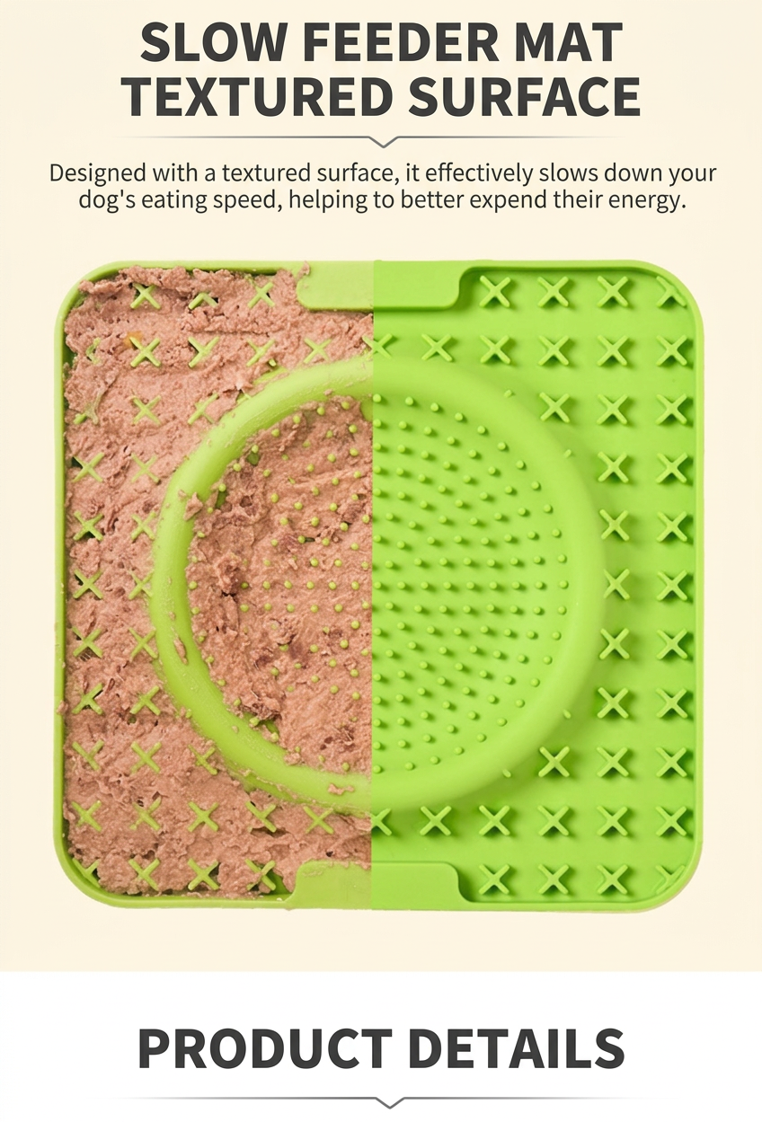 STAYPAW Silicone Lick Mat & Slow Feeder Bowl for Dog & Cat Anxiety Relief - Detail 7