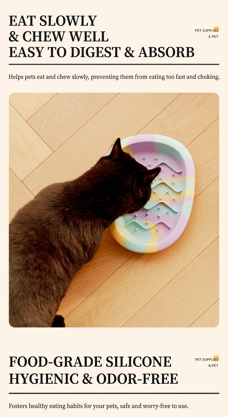 STAYPAW Silicone Lick Mat & Slow Feeder Bowl for Dog & Cat Anxiety Relief - Detail 11