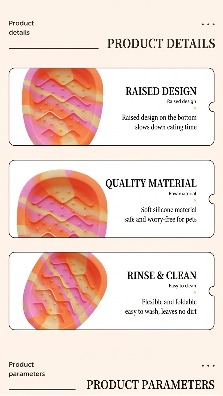 STAYPAW Silicone Lick Mat & Slow Feeder Bowl for Dog & Cat Anxiety Relief - Detail 13