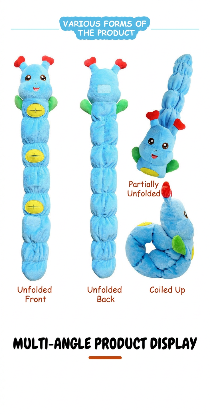 STAYPAW Interactive Squeaky Snuffle Dog Toy Roll-Up Treat Dispensing Puzzle - Detail 15