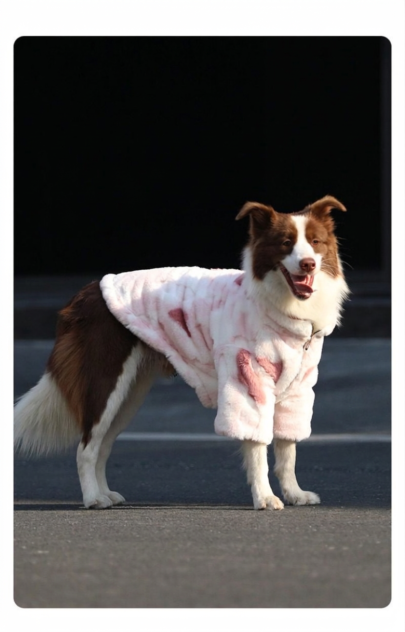 STAYPAW Warm Winter Padded Dog Coat, Insulated Fleece Jacket for Medium and Large Dogs - Detail 7