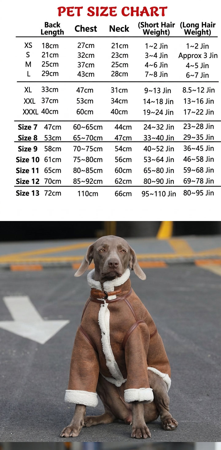 STAYPAW Warm Suede Dog Winter Jacket Padded Cold Weather Coat for All Breeds - Detail 1